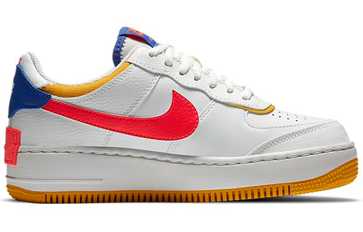 【代購】Nike Air Force 1 Low Shadow White Flash Crimson Astronomy Blue Women's