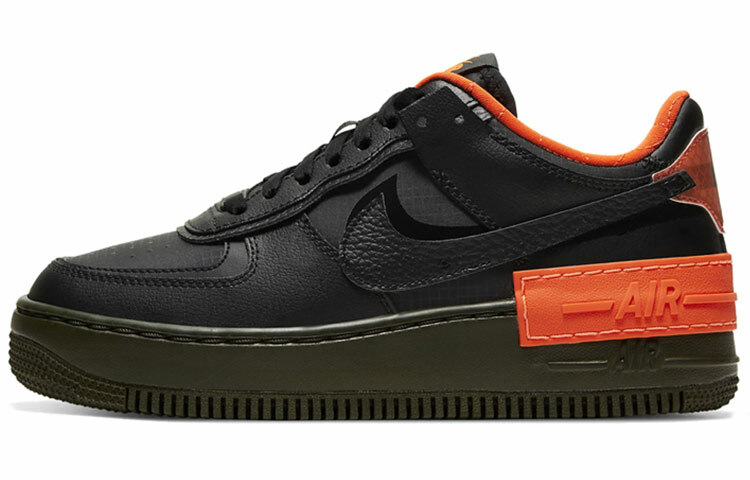 【代購】Nike Air Force 1 Low Shadow Black Hyper Crimson Cargo Khaki Women's