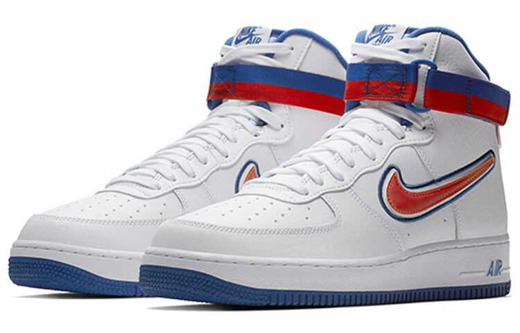 【代購】Nike Air Force 1 High Sport Nba White Team Orange Game Royal
