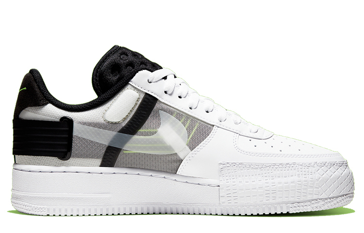 【代購】Nike Air Force 1 Type White Black Volt