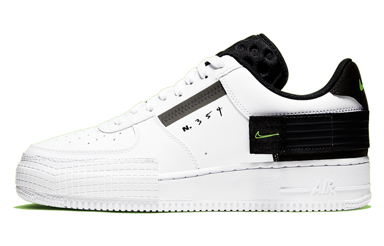 【代購】Nike Air Force 1 Type White Black Volt