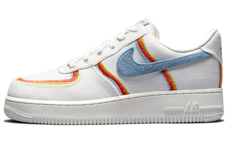 【代購】Nike Air Force 1 Low Sail Denim Swoosh Women's