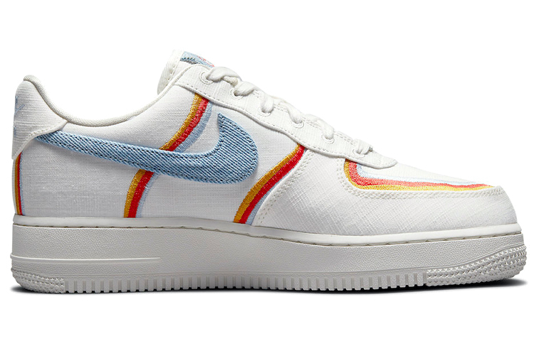 【代購】Nike Air Force 1 Low Sail Denim Swoosh Women's