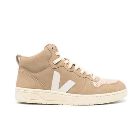 1FO0510-124 VEJA Minotaur Suede High-top Sneakers Beige #VQ032912A (S-BR-E)