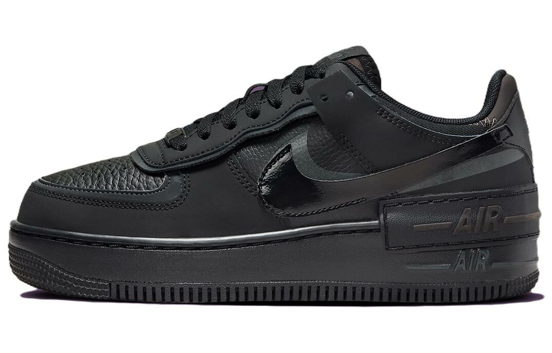 【代購】Nike Air Force 1 Shadow Triple Black Women's