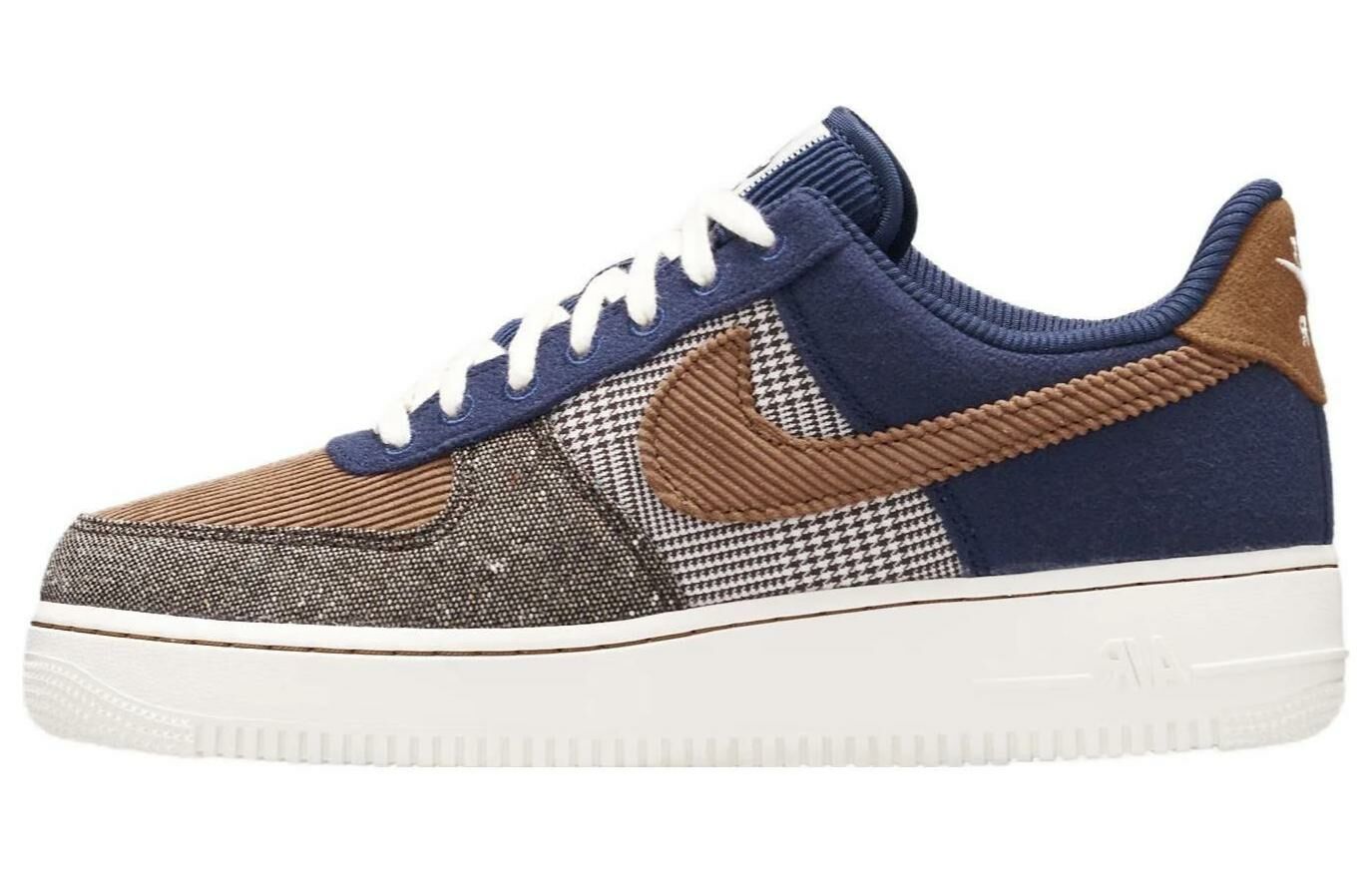 【代購】Nike Air Force 1 Low '07 Prm Tweed Midnight Navy Corduroy