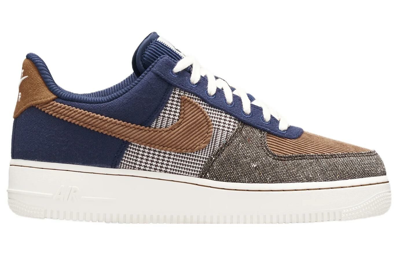 【代購】Nike Air Force 1 Low '07 Prm Tweed Midnight Navy Corduroy