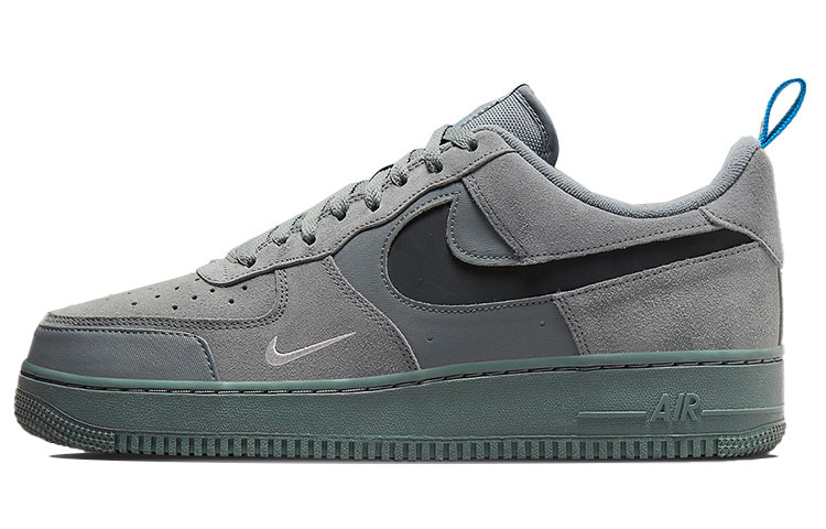 【代購】Nike Air Force 1 Low Cut Out Swoosh Grey