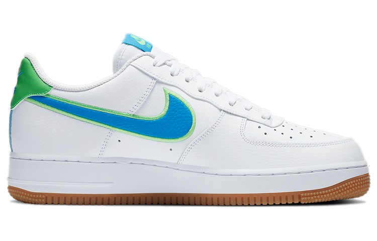 【代購】Nike Air Force 1 Low White Poison Green Photo Blue Gum
