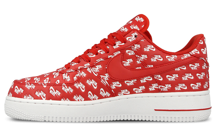 【代購】Nike Air Force 1 Low All Over Logo Red