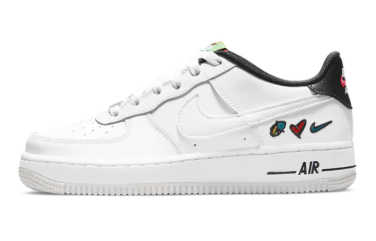 【代購】Nike Air Force 1 Low '07 LV8 3 Peace Love Swoosh GS