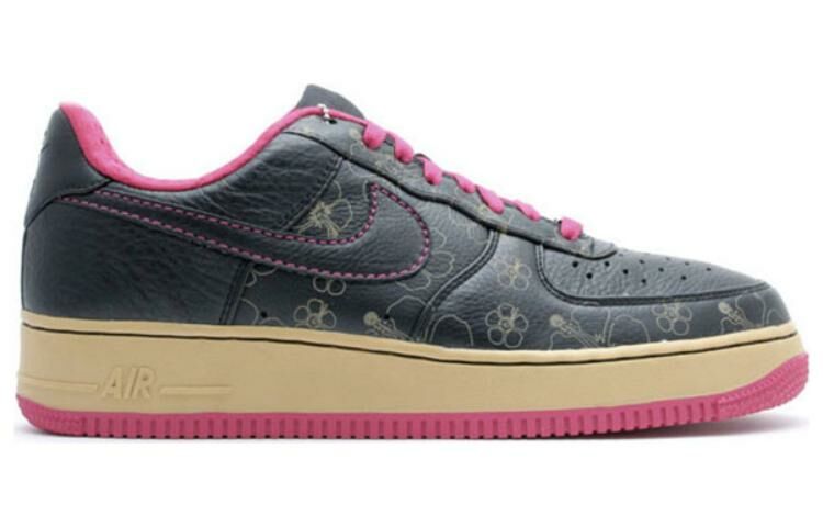 【代購】Nike Air Force 1 Low Black Floral Pink