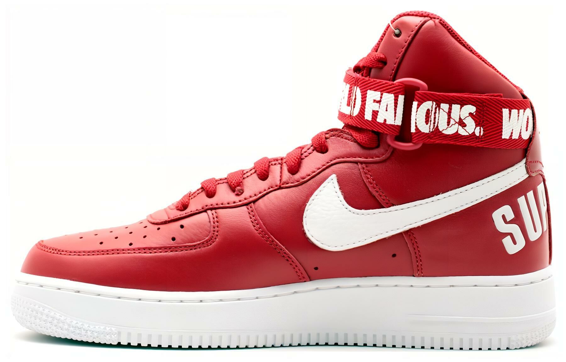 【代購】Nike Air Force 1 High Supreme World Famous Red