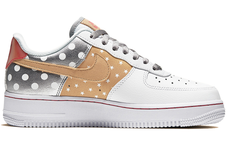 【代購】Nike Air Force 1 Low Metallic Gold Stars Women's