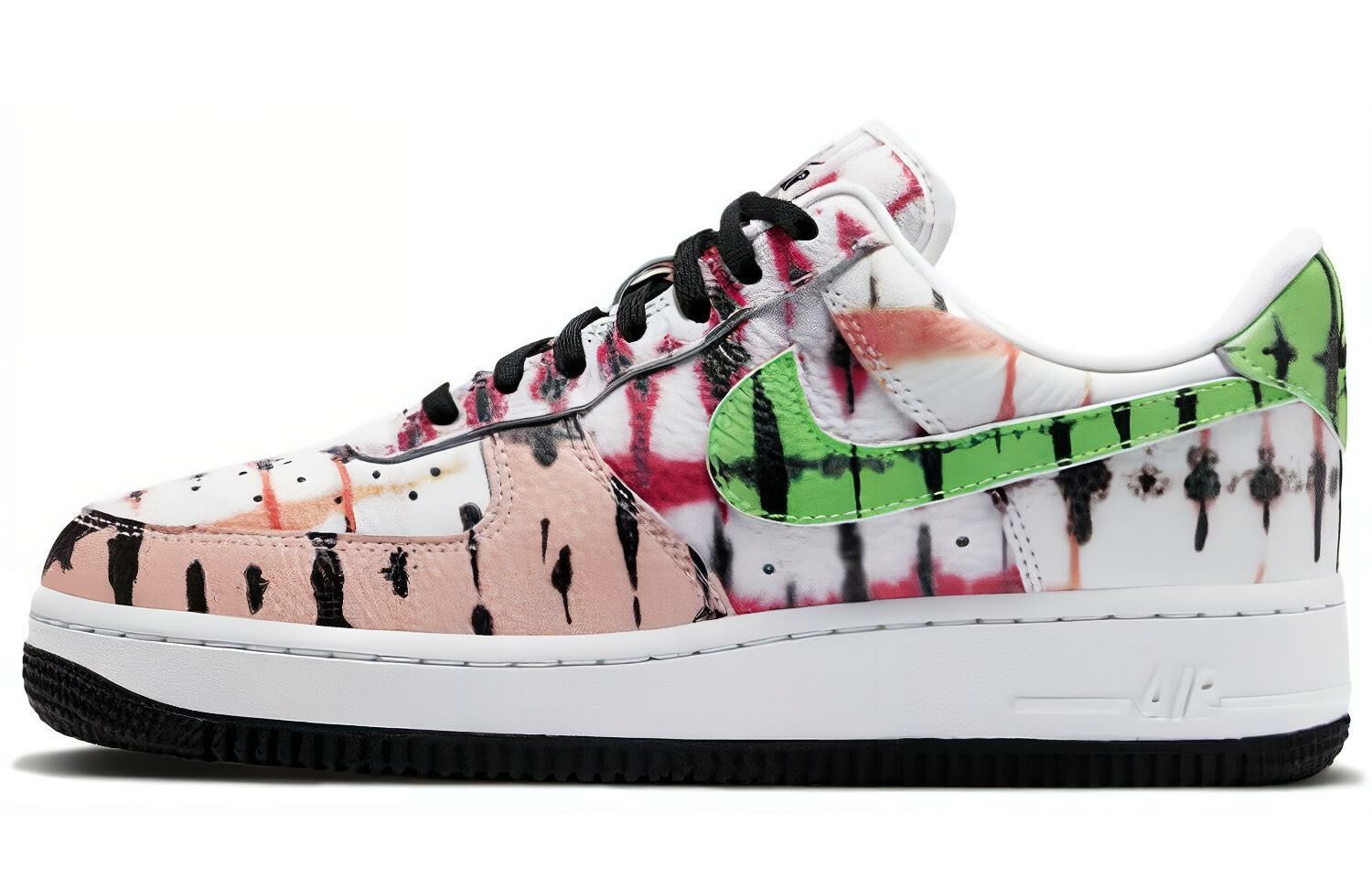 【代購】Nike Air Force 1 Low Black Tie Dye Women's