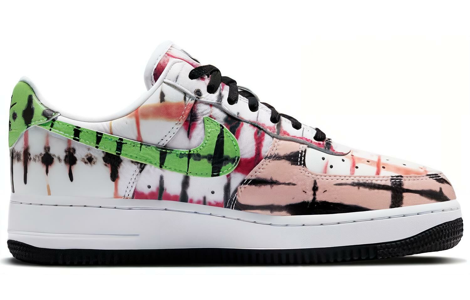 【代購】Nike Air Force 1 Low Black Tie Dye Women's