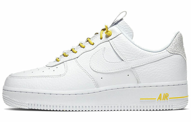 【代購】Nike Air Force 1 Low Lux White Chrome Yellow Women's