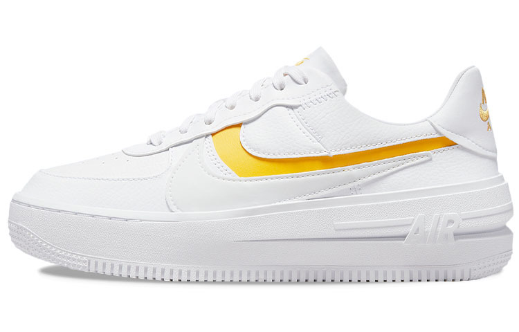 【代購】Nike Air Force 1 PLT.AF.ORM White Yellow Ochre Women's