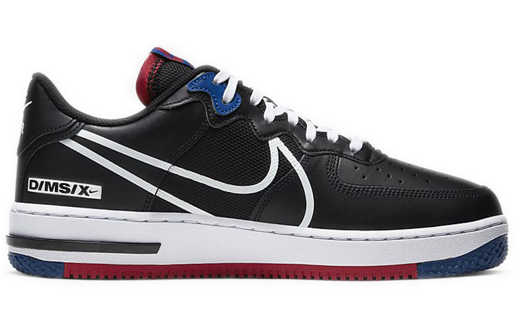 【代購】Nike Air Force 1 Low React Black White Gym Red Gym Blue