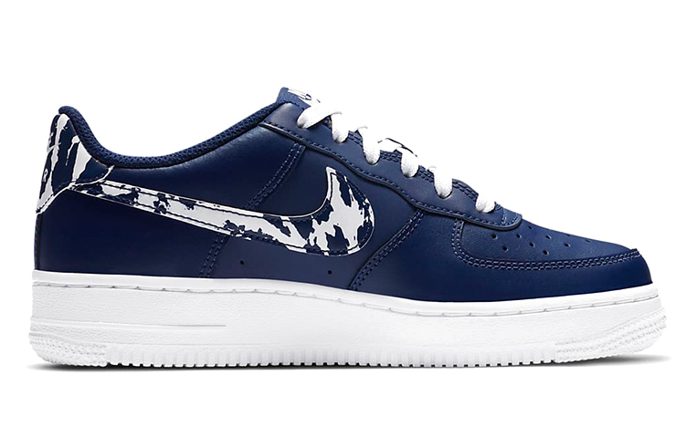 【代購】Nike Air Force 1 LV8 1 'Splatter Swoosh - Blue Void' GS