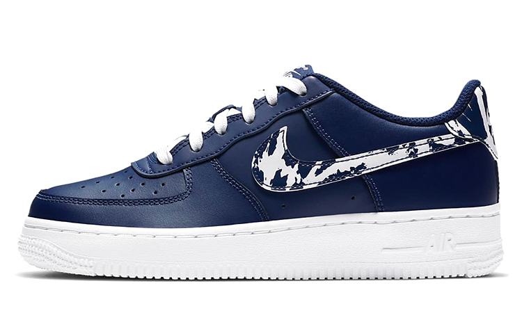 【代購】Nike Air Force 1 LV8 1 'Splatter Swoosh - Blue Void' GS