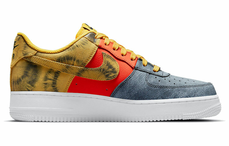 【代購】Nike Air Force 1 Low Tie Dye Dark Sulphur