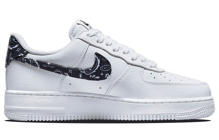 【代購】Nike Air Force 1 Low '07 Essential White Black Paisley Women's