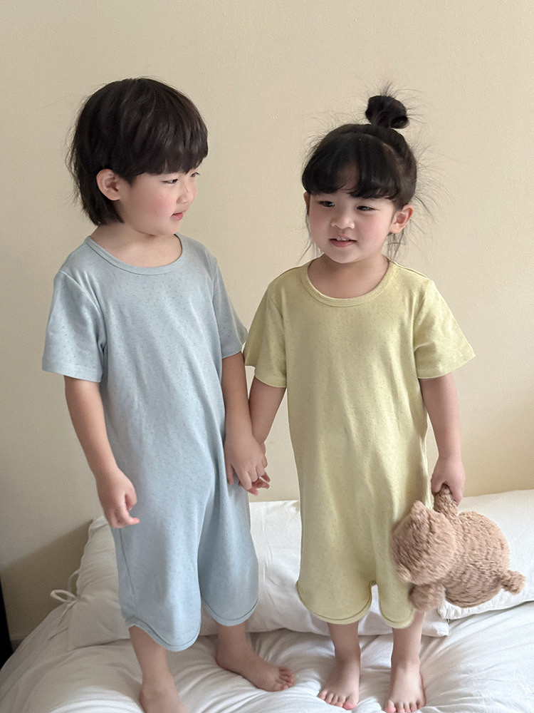 糖果色呼吸棉睡裙