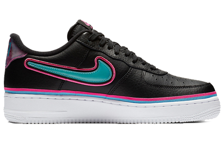【代購】Nike Air Force 1 Low Sport Nba Black Blue Gale Laser Fuchsia