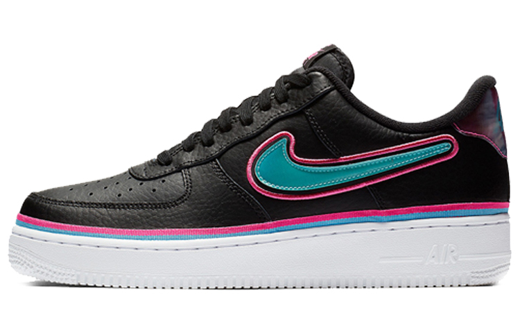【代購】Nike Air Force 1 Low Sport Nba Black Blue Gale Laser Fuchsia