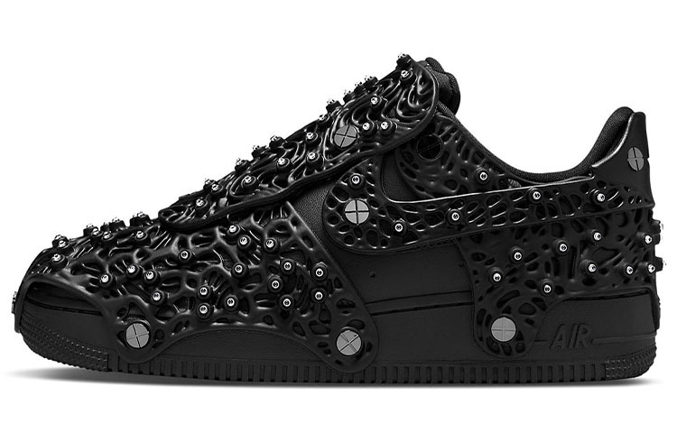 【代購】Nike Air Force 1 Low Swarovski Retroreflective Crystals Black Women's