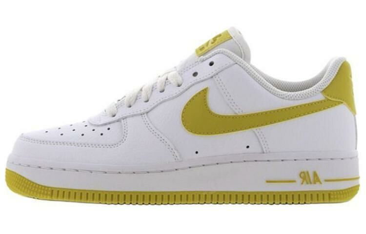 【代購】Nike Air Force 1 Low Patent White Bright Citron Women's