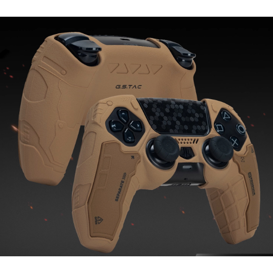 PS5 手把保護套 戰術手套 沙漠黃