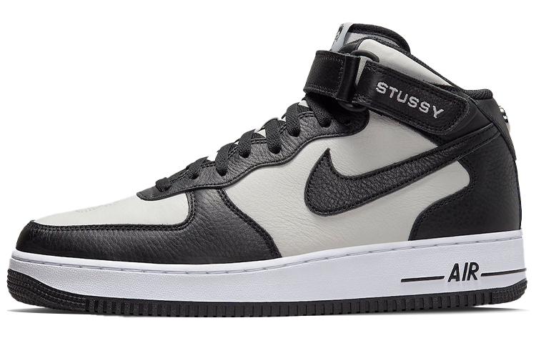 【代購】Nike Air Force 1 Mid Stussy South Korea Exclusive Light Bone/Black