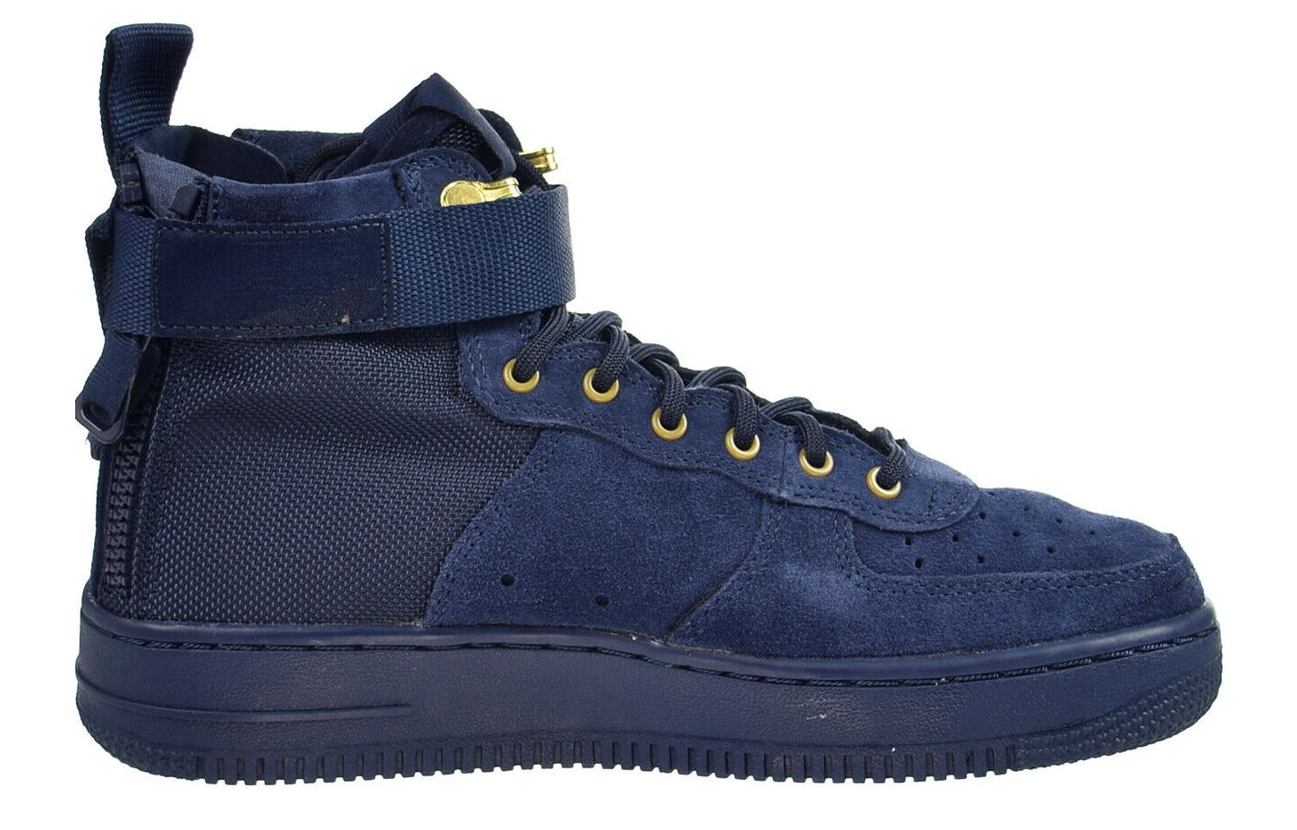 【代購】Nike SF Air Force 1 Mid Obsidian Metallic Gold