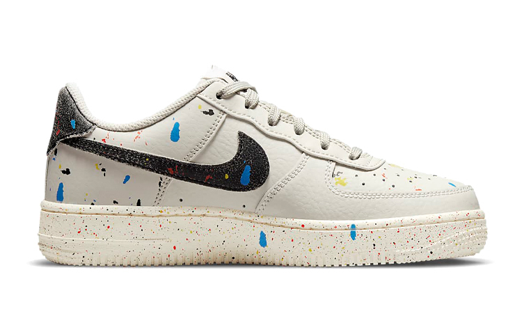 【代購】Nike Air Force 1 LV8 Paint Splatter Light Bone GS