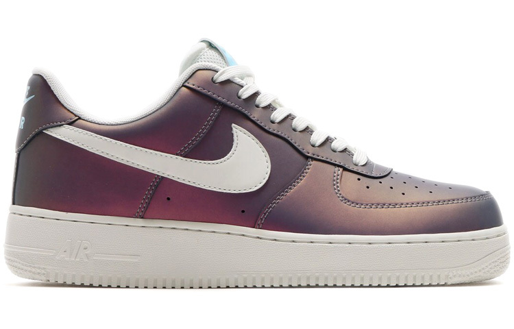 【代購】Nike Air Force 1 07 Lv8 Slip-Resistant Coverage Low-Top Skateboard Shoes Unisex Electric Purple