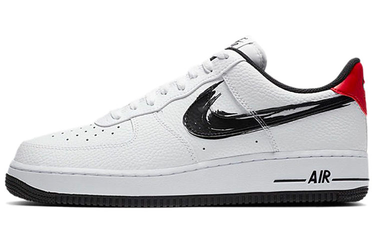 【代購】Nike Air Force 1 Low Brushstroke White Black