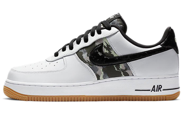 【代購】Nike Air Force 1 Low White Ripstop Camo Black Gum