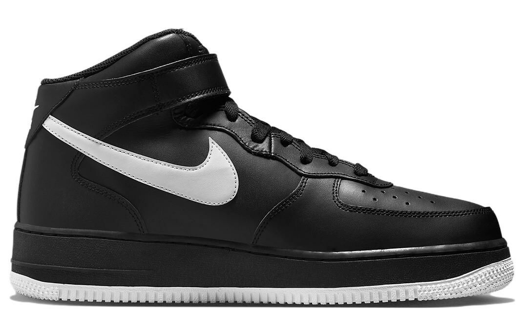 【代購】Nike Air Force 1 Mid '07 Black White Sole