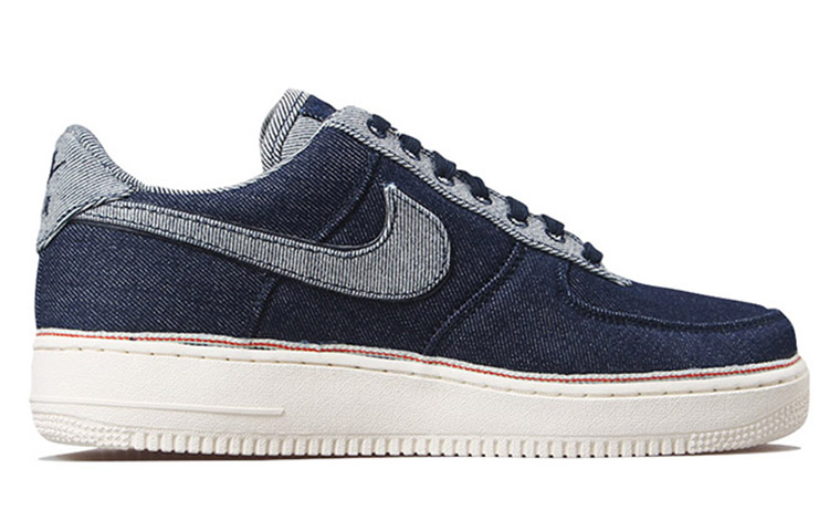 【代購】Nike Air Force 1 Low 3x1 Denim Raw Indigo