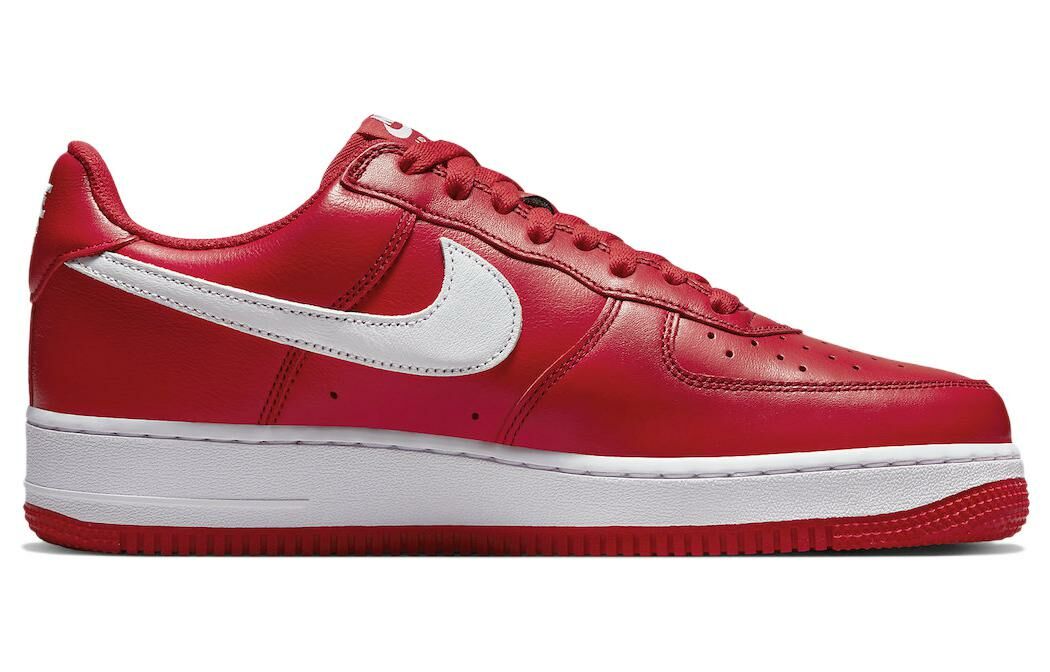 【代購】Nike Air Force 1 Low Retro Qs Color Of The Month University Red White