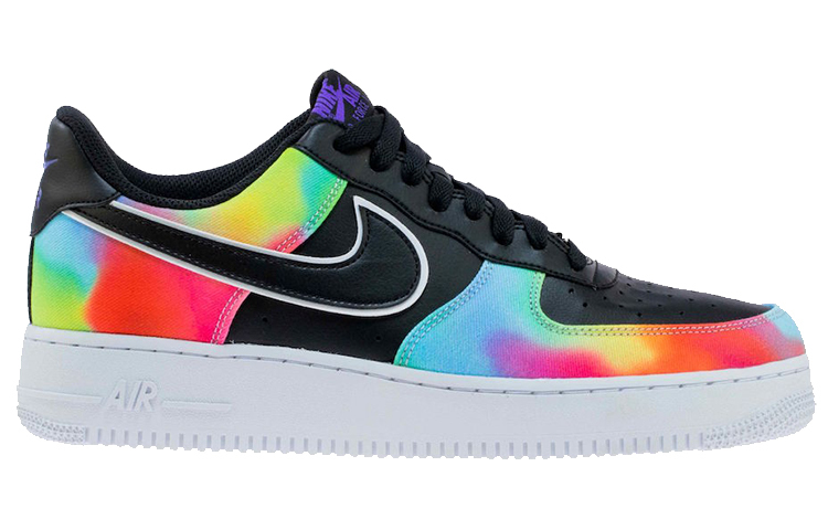 【代購】Nike Air Force 1 Low Tie Dye Black