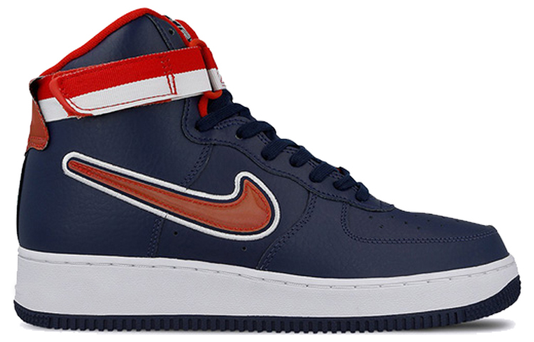 【代購】Nike Air Force 1 High Sport Nba Midnight Navy University Red