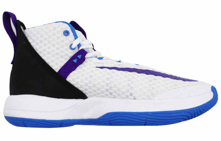 【代購】Nike Zoom Rize 1 High Top Basketball Shoes Unisex Black White Blue