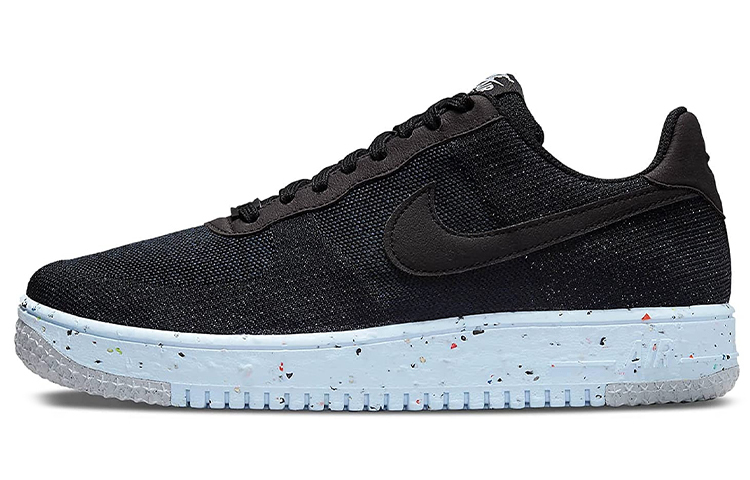 【代購】Nike Air Force 1 Low Crater Flyknit Black Chambray Blue