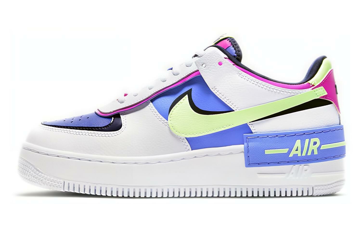 【代購】Nike Air Force 1 Low Shadow White Sapphire Barely Volt Women's