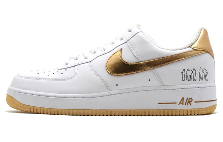 【代購】Nike Air Force 1 Low Players White Metallic Gold
