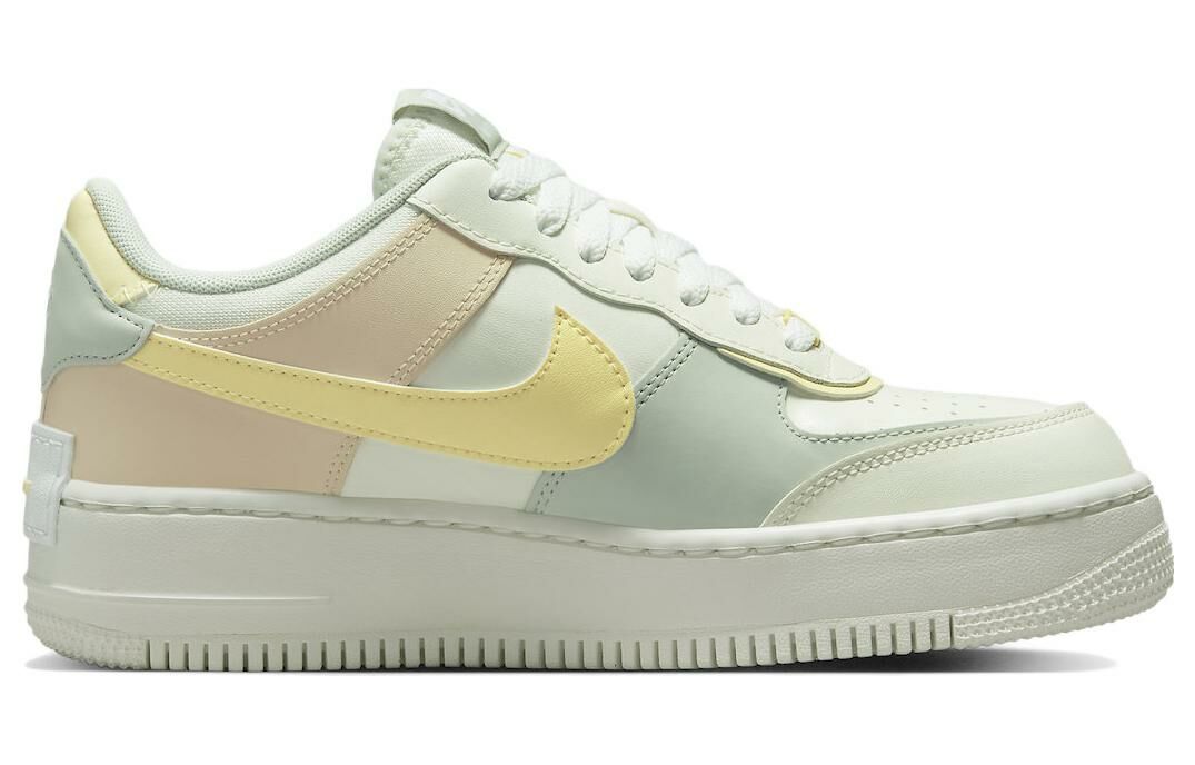 【代購】Nike Air Force 1 Low Shadow Sail Light Silver Citron Tint Women's