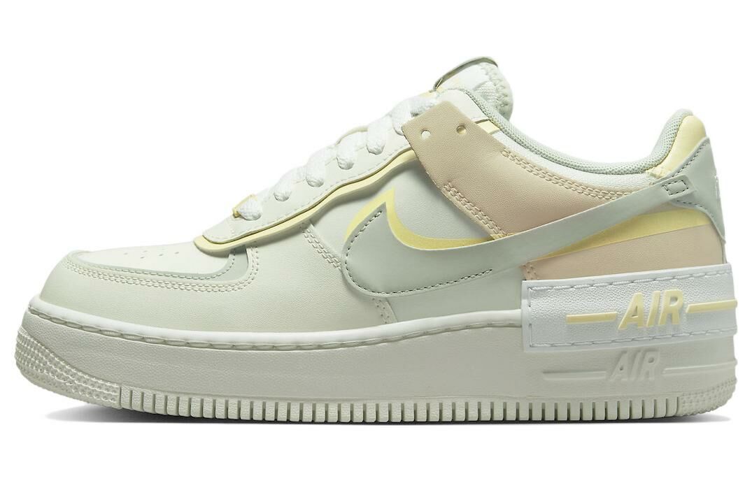 【代購】Nike Air Force 1 Low Shadow Sail Light Silver Citron Tint Women's